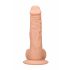 RealRock Dong 8 - realistyczny dildo z jądrami (20cm) - naturalny