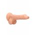 RealRock Dong 8 - realistyczne dildo z jądrami (20 cm) - naturalne 