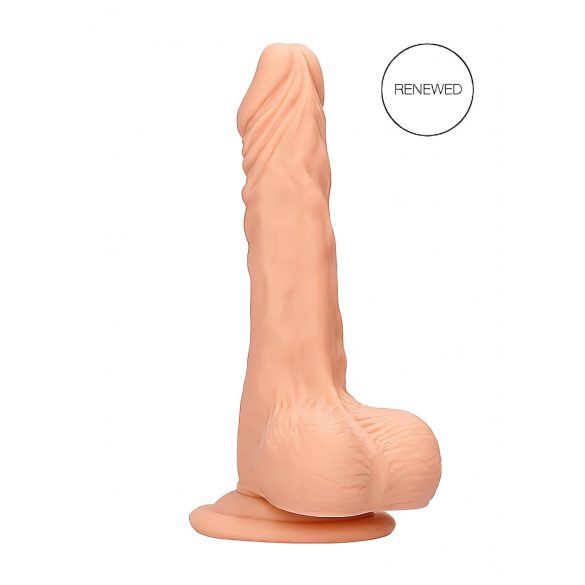 RealRock Dong 9 - realistyczne dildo z jądrami (23 cm) - naturalne 