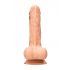 RealRock Dong 9 - realistyczne dildo z jądrami (23 cm) - naturalne 