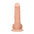 RealRock Dong 9 - realistyczne dildo z jądrami (23 cm) - naturalne 