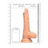 RealRock Dong 10 - realistyczne dildo z jądrami (25 cm) - naturalne 