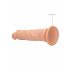 RealRock Dong 10 - realistyczny dildo (25 cm) - naturalny