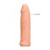 RealRock Penis Sleeve 6 - pochwa na penisa (17 cm) - naturalna 