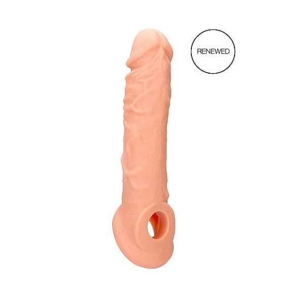 RealRock Penis Sleeve 8 - pochwa na penisa (21 cm) - naturalna 