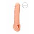 RealRock Penis Sleeve 8 - pochwa na penisa (21 cm) - naturalna 