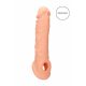 RealRock Penis Sleeve 8 - pochwa na penisa (21 cm) - naturalna 