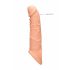 RealRock Penis Sleeve 8 - pochwa na penisa (21 cm) - naturalna 