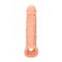 RealRock Penis Sleeve 8 - pochwa na penisa (21 cm) - naturalna 