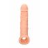 RealRock Penis Sleeve 8 - pochwa na penisa (21 cm) - naturalna 