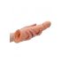 RealRock Penis Sleeve 8 - pochwa na penisa (21 cm) - naturalna 