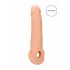 RealRock Penis Sleeve 9 - pochwa na penisa (21,5cm) - naturalna 