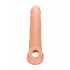 RealRock Penis Sleeve 9 - pochwa na penisa (21,5cm) - naturalna 