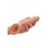 RealRock Penis Sleeve 9 - pochwa na penisa (21,5cm) - naturalna 