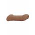 RealRock Penis Sleeve 9 - rękaw na penisa (21,5 cm) - ciemny naturalny