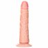 RealRock Slim - lepkie, realistyczne dildo - 15,5 cm (naturalne) 