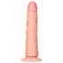 RealRock Slim - realistyczny dildo z przyssawką - 15,5 cm (naturalny)