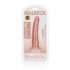 RealRock Slim - lepkie, realistyczne dildo - 15,5 cm (naturalne) 