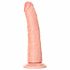 RealRock Slim - lepkie, realistyczne dildo - 15,5 cm (naturalne) 