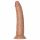 RealRock Slim - zaciskane realistyczne dildo 15,5 cm (ciemny naturalny) 