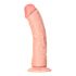 RealRock - realistyczne dildo z zaciskiem - 15,5 cm (naturalne) 