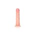 RealRock - realistyczne dildo z zaciskiem - 15,5 cm (naturalne) 