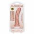 RealRock - realistyczne dildo z zaciskiem - 15,5 cm (naturalne) 