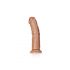 RealRock - realistyczne dildo z zaciskiem - 15,5 cm (ciemny naturalny) 