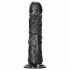 RealRock - realistyczne dildo z zaciskiem - 15,5 cm (czarne) 