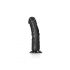 RealRock - realistyczne dildo z zaciskiem - 15,5 cm (czarne) 