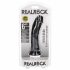 RealRock - realistyczne dildo z zaciskiem - 15,5 cm (czarne) 