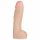 Doc Johnson Vac-U-Lock Hung 12 - realistyczny dildo z jądrami (naturalny)