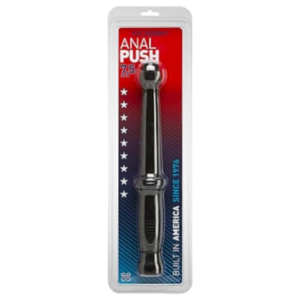 Doc Johnson Anal Push - Handle Dildo (czarny) 