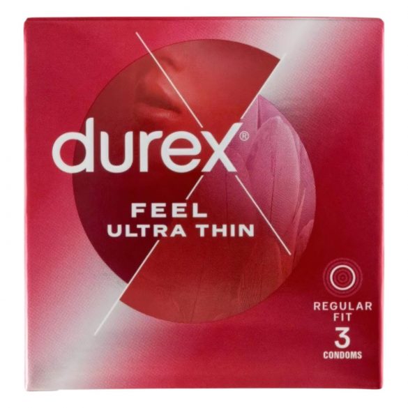 Durex Feel Ultra Thin - ultracienkie prezerwatywy (3 szt.)