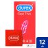 Durex Feel Thin - realistyczne w dotyku prezerwatywy (12 sztuk) 