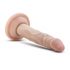 Dr. Skin 5 - dildo z zaciskiem - naturalne (14,5 cm) 