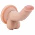 Dr. Skin 4 - dildo z zaciskiem na jądra - naturalne (12 cm) 