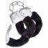 Temptasia Cuffs - pluszowe mankiety (czarne) 