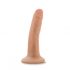 Dr. Skin 5,5 - dildo z zaciskiem - naturalne (14 cm) 