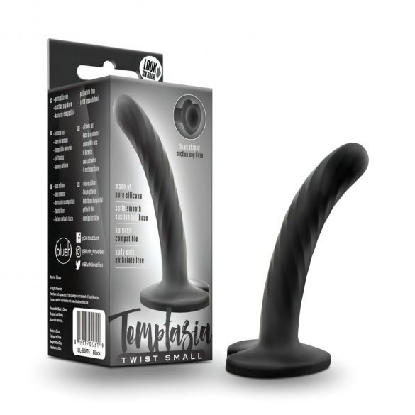 Temptasia Twist Small - Temptasia Twist Small Dildo (czarny) 