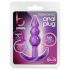 B Yours - kuliste dildo analne (fioletowe) 