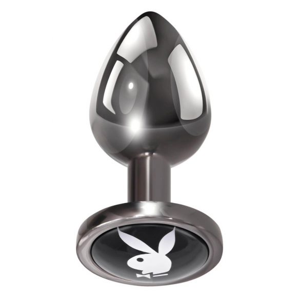 Playboy Tux - dildo analne - małe (srebrne) 