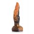 Creature Cocks Ravager - teksturowane silikonowe dildo - 20 cm (pomarańczowy) 