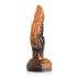 Creature Cocks Ravager - teksturowane silikonowe dildo - 20 cm (pomarańczowy) 