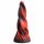 Creature Cocks Hell Kiss - Skręcone silikonowe dildo - 19 cm (czerwone) 