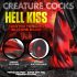 Creature Cocks Hell Kiss - Skręcone silikonowe dildo - 19 cm (czerwone) 