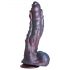 Kreatura Koguty Hydra - silikonowy dildo - 27 cm (fioletowy)