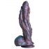 Kreatura Koguty Hydra - silikonowy dildo - 27 cm (fioletowy)