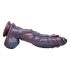 Creature Cocks Hydra - silikonowe dildo - 27 cm (fioletowe) 