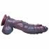 Creature Cocks Hydra - silikonowe dildo - 27 cm (fioletowe) 